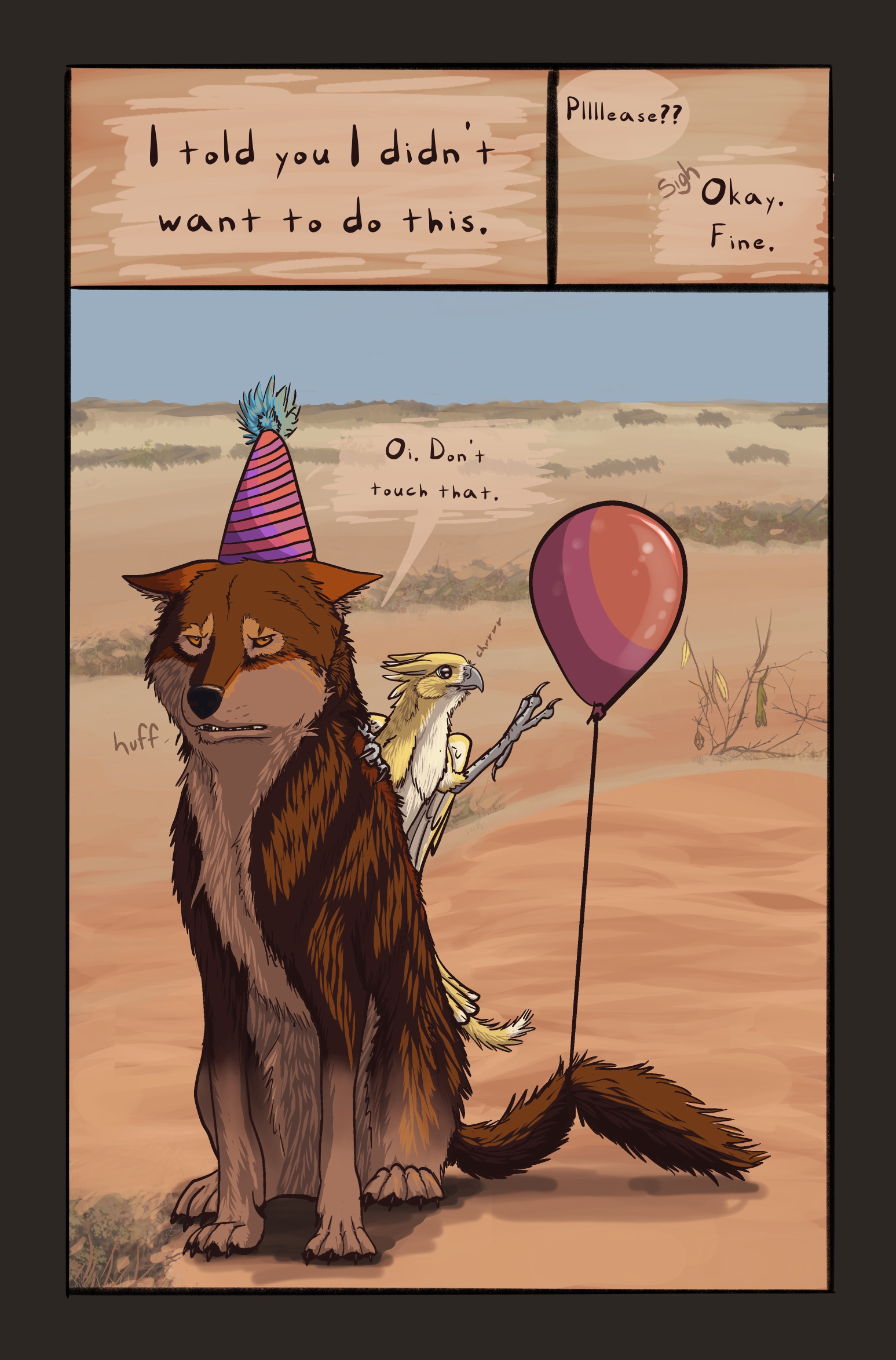 It's Rhogar's birthday. He is not happy about this.